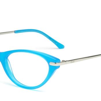 Shuron  EYEGLASSES Light Blue, clubmaster style - $150.00